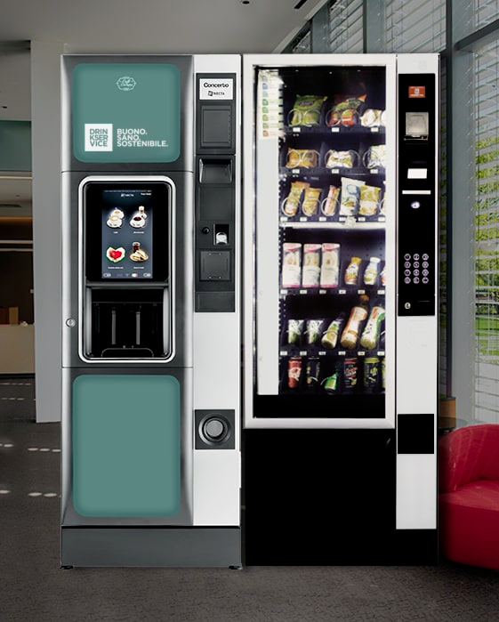 DISTRIBUTORI AUTOMATICI, BEVANDE CALDE E CIBI CONFEZIONATI